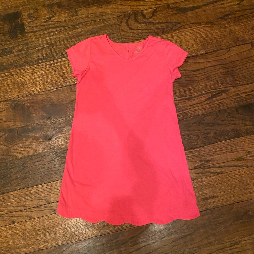 Pink Scalloped Lauren James TShirt Dress